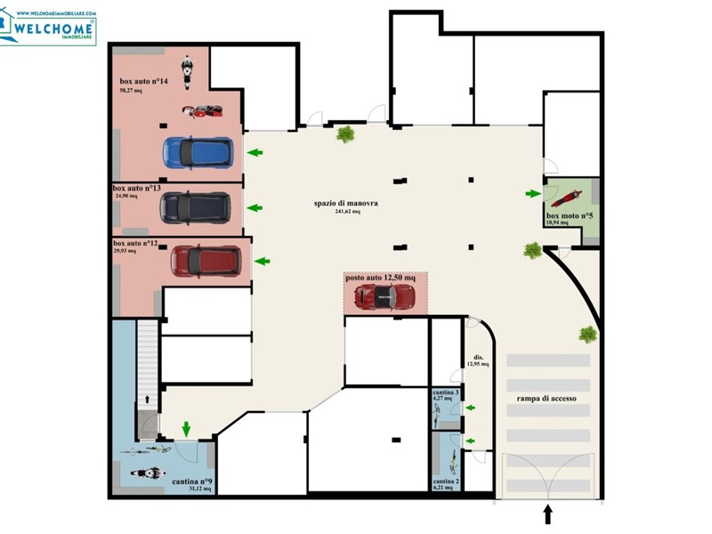 Box in Vendita a Selargius, 1'000€, 30 m², con Box