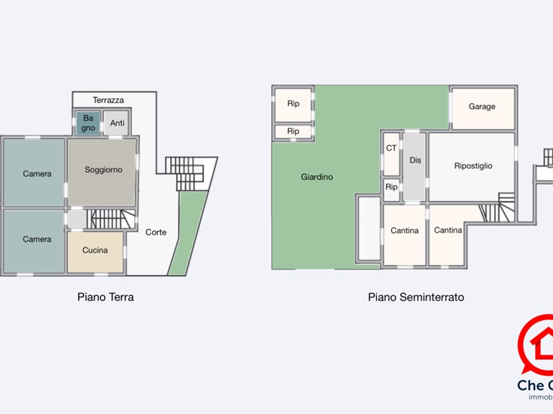Casa Indipendente in Vendita a Roncofreddo, zona Diolaguardia, 210'000€, 140 m², con Box