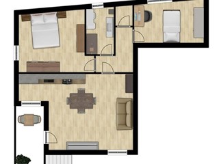 Trilocale in Vendita a Cascina, zona San Prospero Navacchio, 235'000€, 79 m², con Box