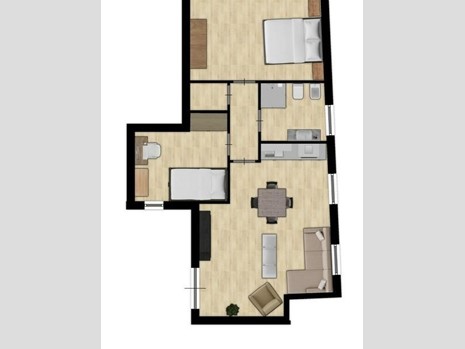 Trilocale in Vendita a Cascina, zona San Prospero Navacchio, 225'000€, 72 m², con Box