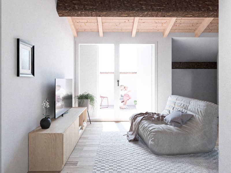 Attico in Vendita a Ferrara, zona Centro storico, 267'000€, 84 m²