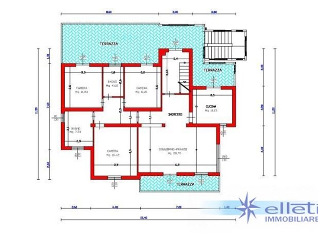 Villa bifamiliare in Vendita a Montignoso, zona Cinquale, 499'000&euro;, 200 m², arredato
