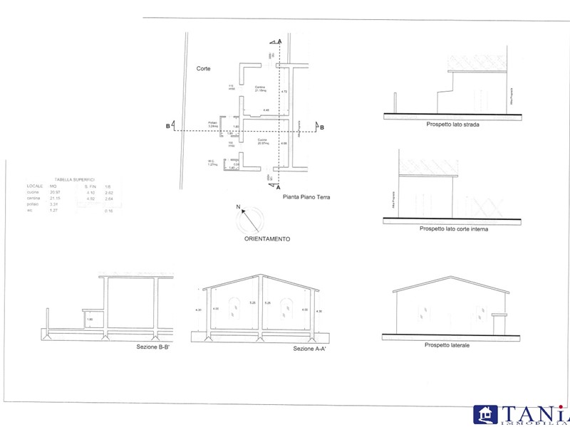 Casa Semi Indipendente in Vendita a Carrara, 120'000€, 50 m²