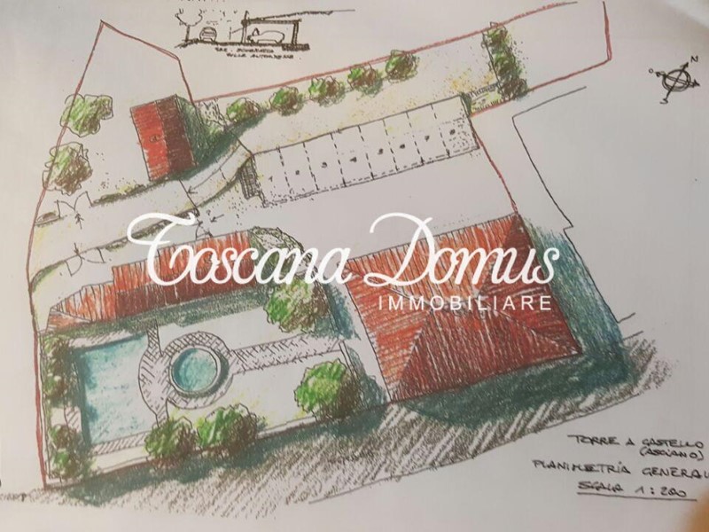 Villa in Vendita a Asciano, zona Castelnuovo Berardenga Scalo, 290'000€, 650 m²