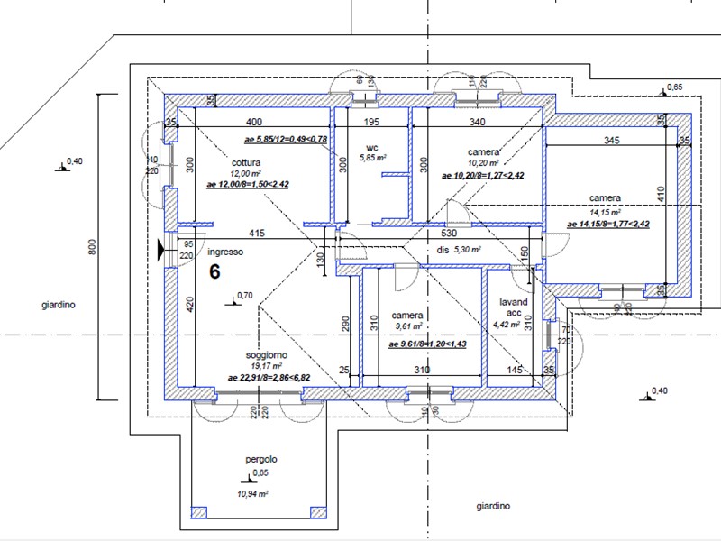 Casa Indipendente in Vendita a Luni, zona Dogana, 400'000€, 101 m²