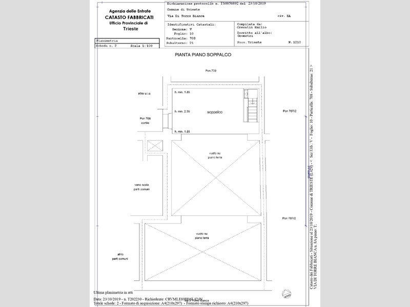 Capannone in Affitto a Trieste, 2'750€, 150 m²