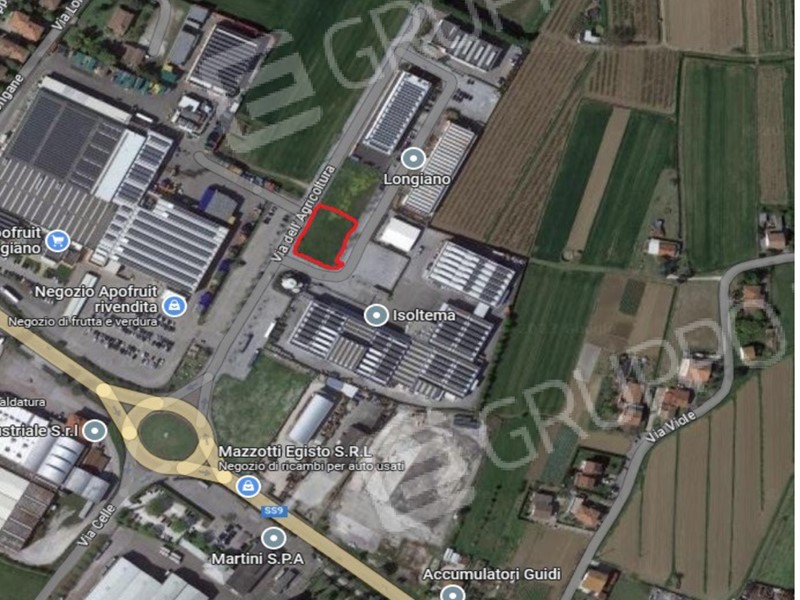 Terreno industriale in Vendita a Longiano, 110'250€, 1423 m²