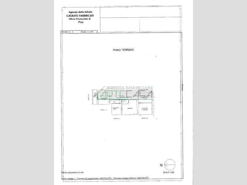 Immobile commerciale in Vendita a Pontedera, 35'000€, 79 m²