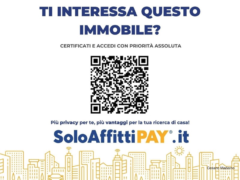 Bilocale in Affitto a Cesano Maderno, 860€, 55 m², arredato, con Box