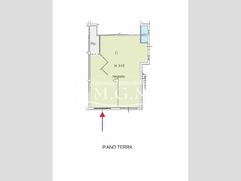 Immobile commerciale in Affitto a Bientina, 980€, 100 m²