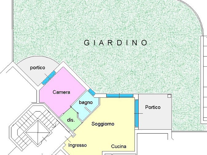 Bilocale in Vendita a Carate Brianza, 160'000€, 75 m²