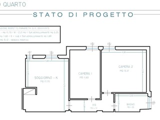 Trilocale in Vendita a Pisa, 220'000€, 56 m²