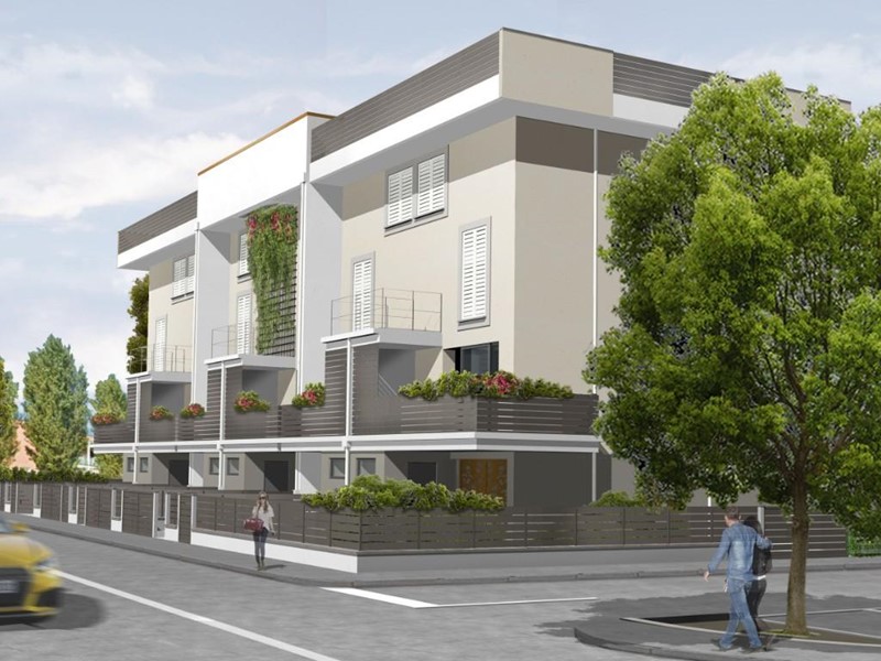 Villetta a schiera in Vendita a Campi Bisenzio, zona San Donnino, 460'000€, 90 m², con Box