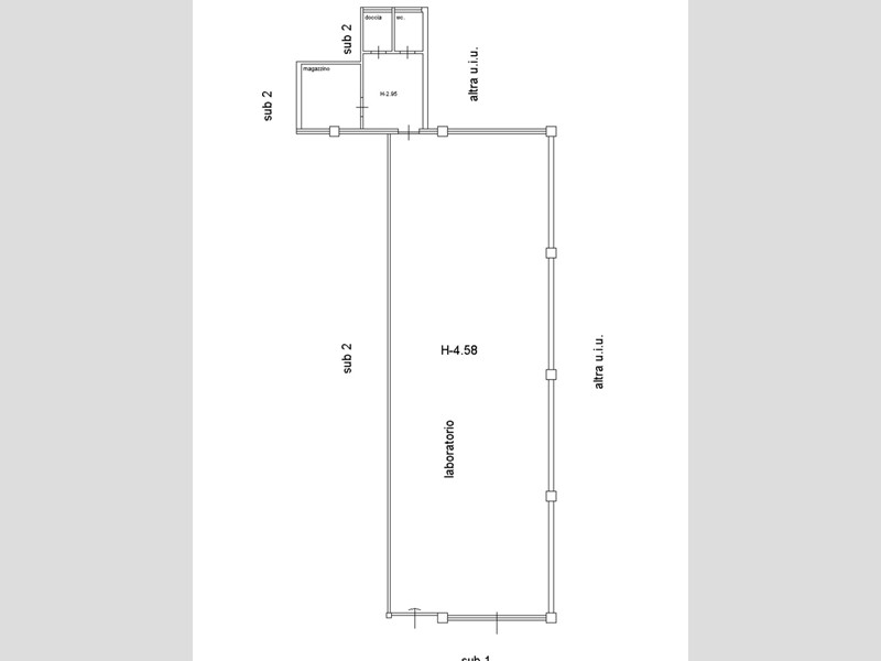 Capannone in Vendita a Cascina, 105'000€, 161 m²