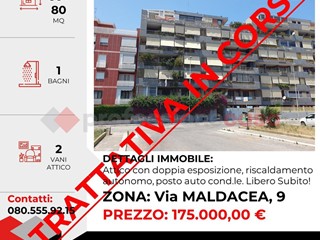 Bilocale in Vendita a Bari, 175'000€, 66 m²