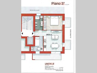 Trilocale in Affitto a Villafranca di Verona, zona centro, 1'000€, 80 m²