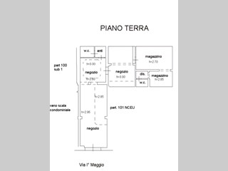 Negozio in Vendita a Pontedera, 70'000€, 85 m²