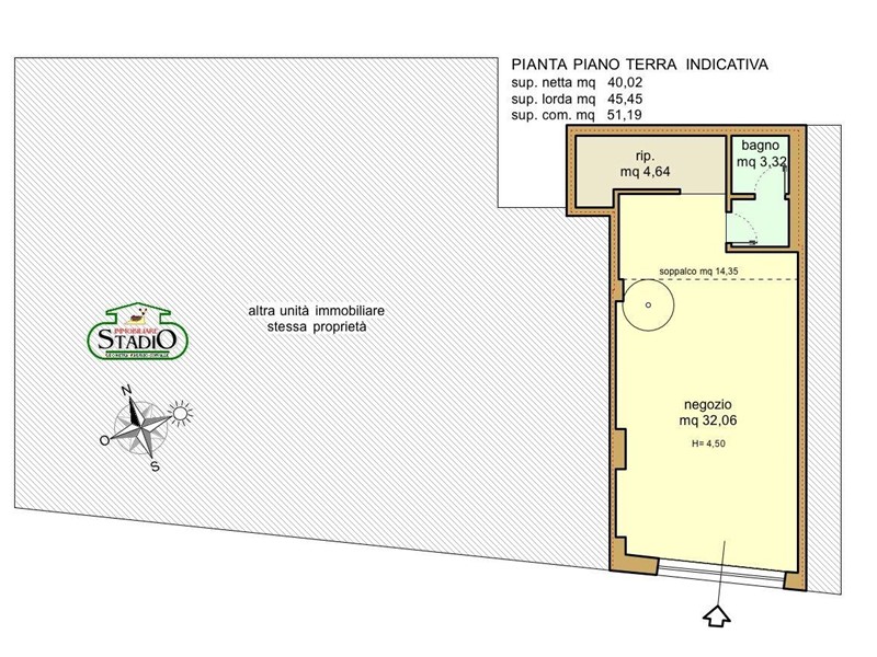 Immobile commerciale in Affitto a Carrara, zona Fossola, 350€, 40 m²
