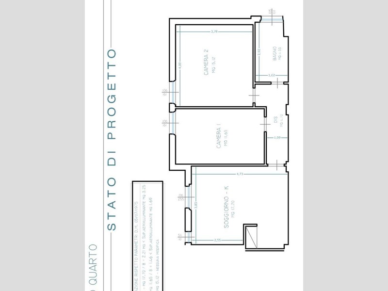 Trilocale in Vendita a Pisa, 225'000€, 70 m²