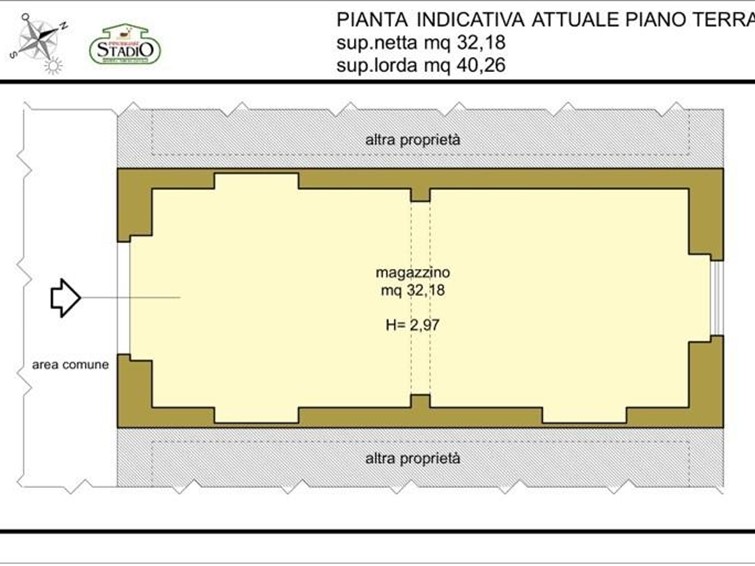 Immobile commerciale in Vendita a Carrara, 28'000€, 32 m²