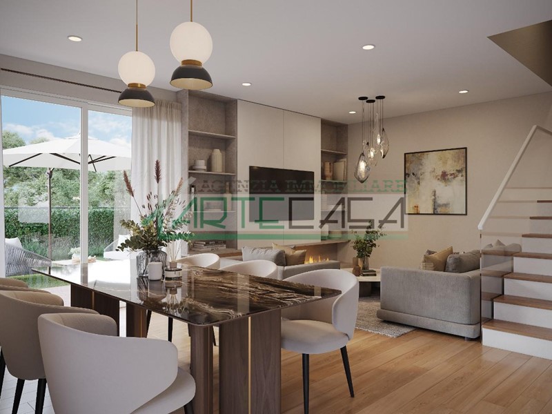 Villetta a schiera in Vendita a Cascina, zona Visignano, 455'000€, 100 m², con Box