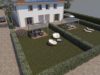 Villetta a schiera in Vendita a Poggio Renatico, 450'000€, 180 m², con Box