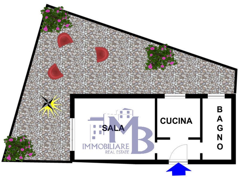Monolocale in Vendita a Camogli, 120'000€, 40 m²