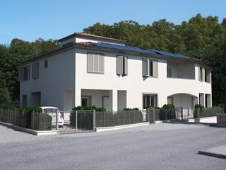 Villetta a schiera in Vendita a Monteriggioni, zona Fornacelle, 505'000€, 140 m²