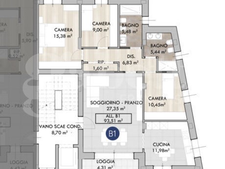 Quadrilocale in Vendita a Marcon, 315'000€, 94 m²