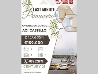 Bilocale in Vendita a Aci Castello, 139'000€, 70 m²