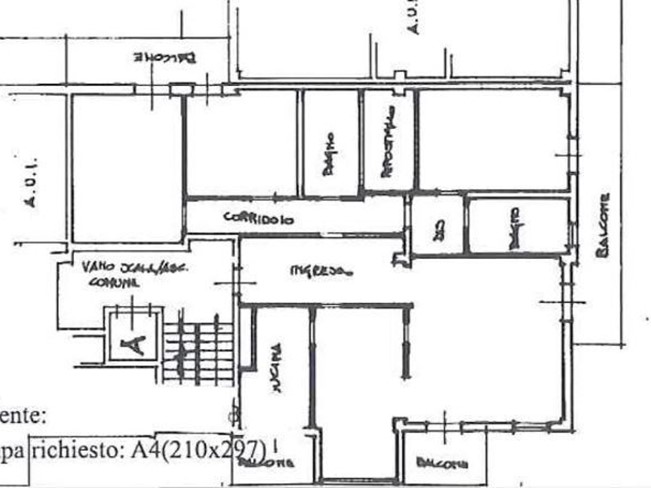 Appartamento in Vendita a Brescia, 260'000€, 220 m²