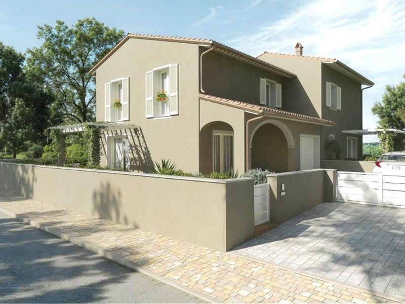 Villa bifamiliare in Vendita a Pontedera, 480'000€, 171 m², con Box