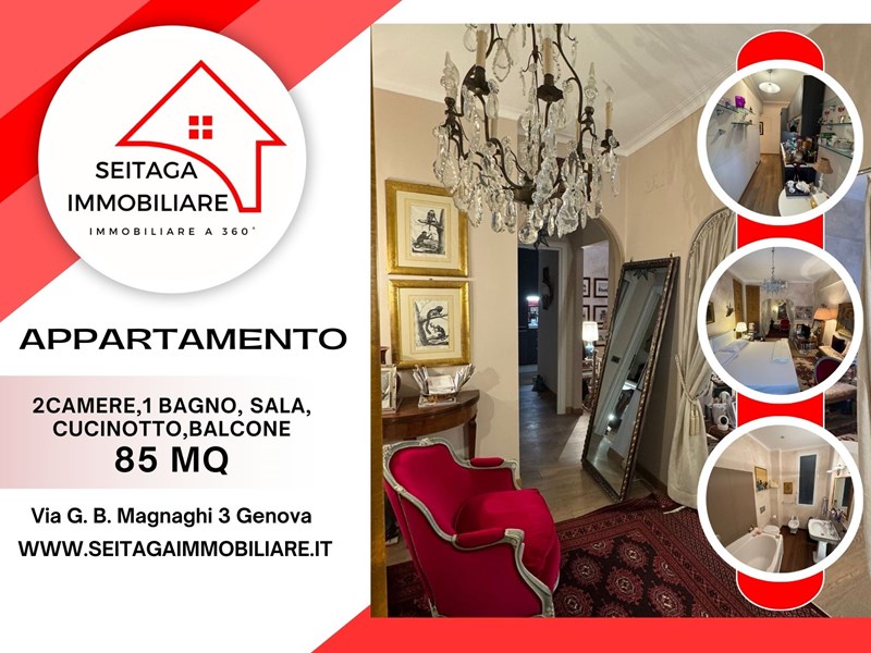 Appartamento in Vendita a Genova, zona Foce, 335'000€, 85 m²