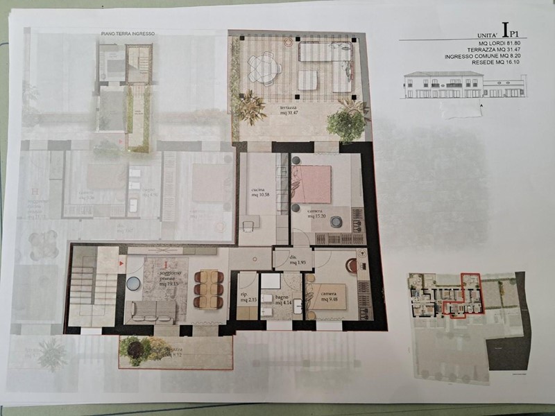 Attico in Vendita a Cascina, 325'000€, 76 m²