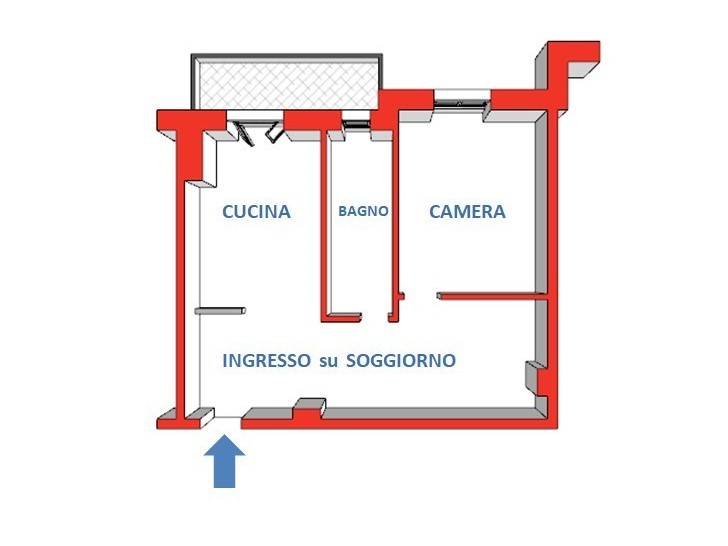 Appartamento in Vendita a Genova, zona Marassi, 92'000€, 57 m²