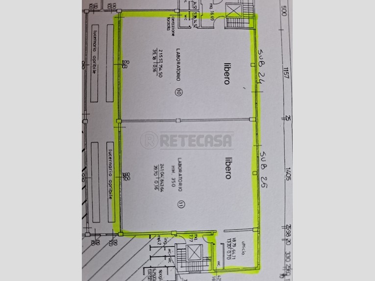 Capannone in Vendita a Monticello Conte Otto, zona Monticello Conte Otto, 190'000€, 480 m²
