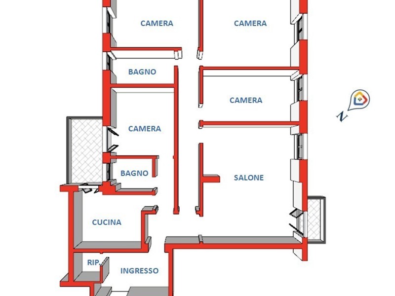 Appartamento in Vendita a Genova, zona Nervi, 520'000€, 152 m²