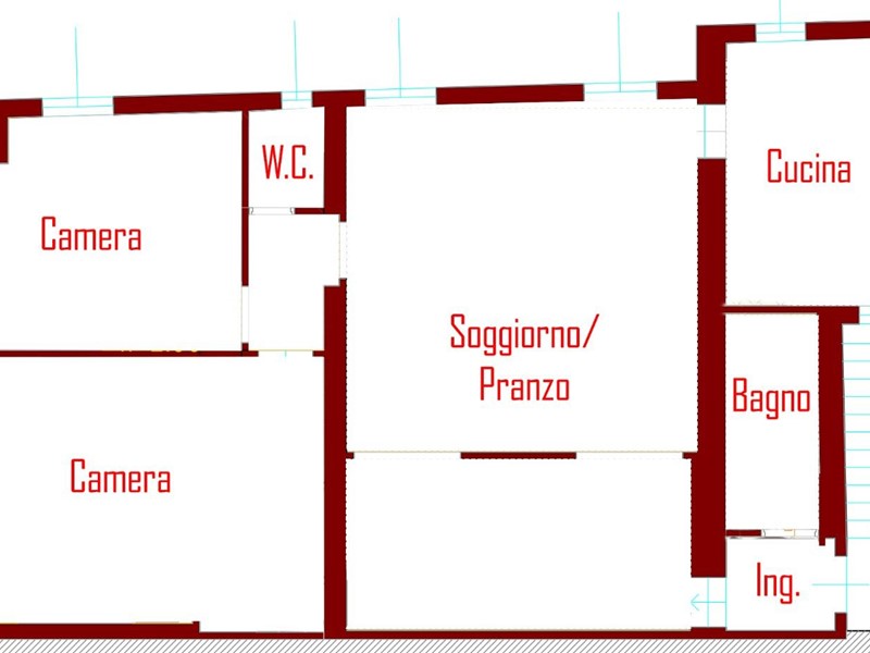 Quadrilocale in Vendita a Lucca, 290'000€, 90 m²