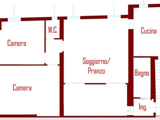Quadrilocale in Vendita a Lucca, 290'000€, 90 m²