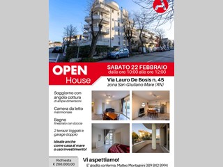 Bilocale in Vendita a Rimini, zona DARSENA PORTO RIMINI, 245'000€, 64 m², arredato, con Box