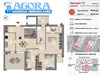 Quadrilocale in Vendita a Latina, 290'000€, 100 m²
