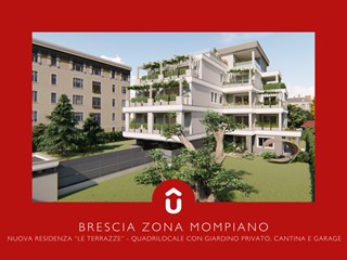 Quadrilocale in Vendita a Brescia, zona Mompiano, 634'000€, 163 m², con Box