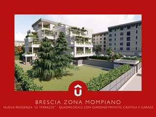 Quadrilocale in Vendita a Brescia, zona Mompiano, 616'000€, 157 m², con Box