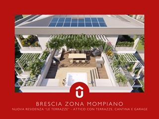 Quadrilocale in Vendita a Brescia, zona Mompiano, 742'000€, 180 m², con Box