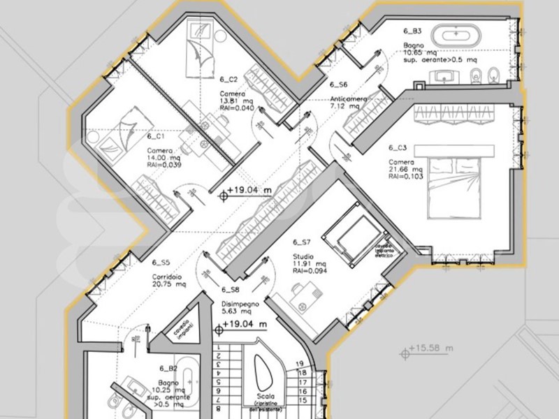 Attico in Vendita a Desenzano del Garda, 2'300'000€, 430 m²
