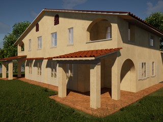 Villa bifamiliare in Vendita a Cerreto Guidi, zona Gavena, 475'000€, 140 m², con Box