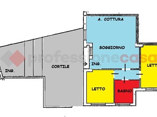 Trilocale in Vendita a Bari, 225'000€, 73 m², arredato