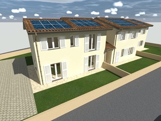 Villa bifamiliare in Vendita a Capannori, zona Lunata, 365'000€, 110 m²