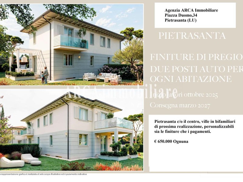 Villa bifamiliare in Vendita a Pietrasanta, 650'000€, 118 m²