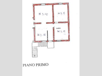 Villa bifamiliare in Vendita a Pontedera, zona La Bianca, 189'000€, 180 m², con Box